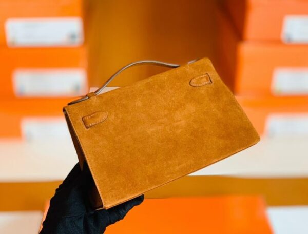 mmexport1672913086838-1024x779-1 Hermes Mini Kelly pochette Golden brown chamois Gold Hardware 22cm Full Handmade