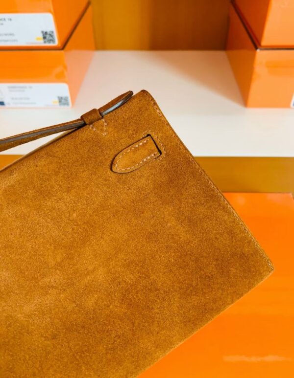 mmexport1672913091550-795x1024-1 Hermes Mini Kelly pochette Golden brown chamois Gold Hardware 22cm Full Handmade
