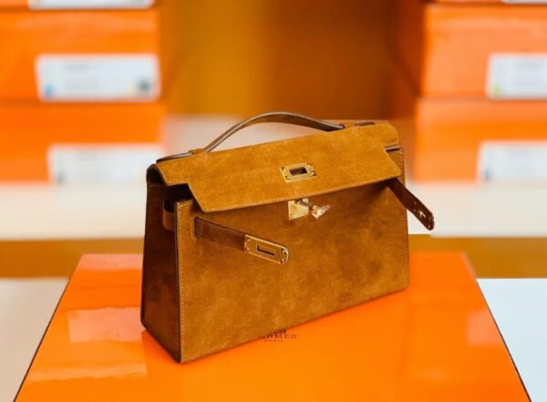 mmexport1672913096911-1024x753-1 Hermes Mini Kelly pochette Golden brown chamois Gold Hardware 22cm Full Handmade