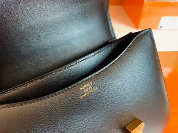 mmexport1672913534921-1024x768-1 Hermes Constance Box Black Gold Hardware 18cm Full Handmade