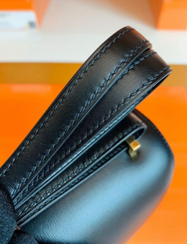 mmexport1672913537877-788x1024-1 Hermes Constance Box Black Gold Hardware 18cm Full Handmade
