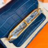 mmexport1672913613579-788x1024-1 Hermes Roulis Shiny Alligator & Matte Alligator Deep blue Gold Hardware 18cm Full Handmade