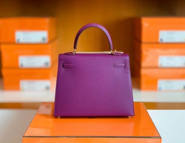 mmexport1673322934245-1024x791-1 Hermes Kelly Epsom 9w Dreamy Purple Gold Hardware 25cm Full Handmade