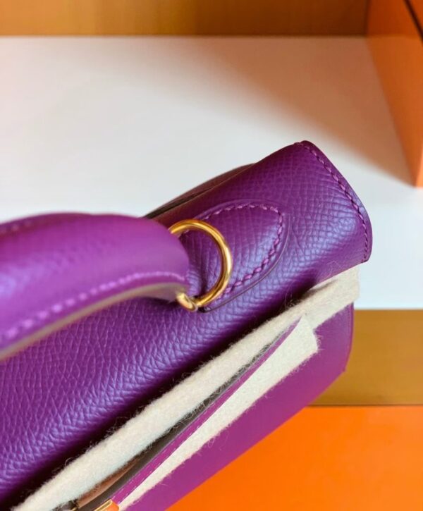 mmexport1673322940102-848x1024-1 Hermes Kelly Epsom 9w Dreamy Purple Gold Hardware 25cm Full Handmade