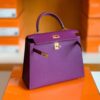 Hermes Kelly Epsom 9w Dreamy Purple Gold Hardware 25cm Full Handmade