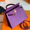 Hermes Kelly Epsom 9w Dreamy Purple Gold Hardware 25cm Full Handmade