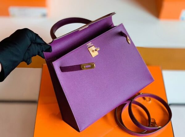 mmexport1673322943079-1024x762-1 Hermes Kelly Epsom 9w Dreamy Purple Gold Hardware 25cm Full Handmade