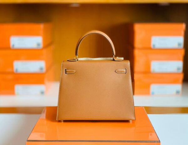 mmexport1673323010681-1024x791-1 Hermes Kelly Epsom CK37 Golden Brown Gold Hardware 25cm Full Handmade