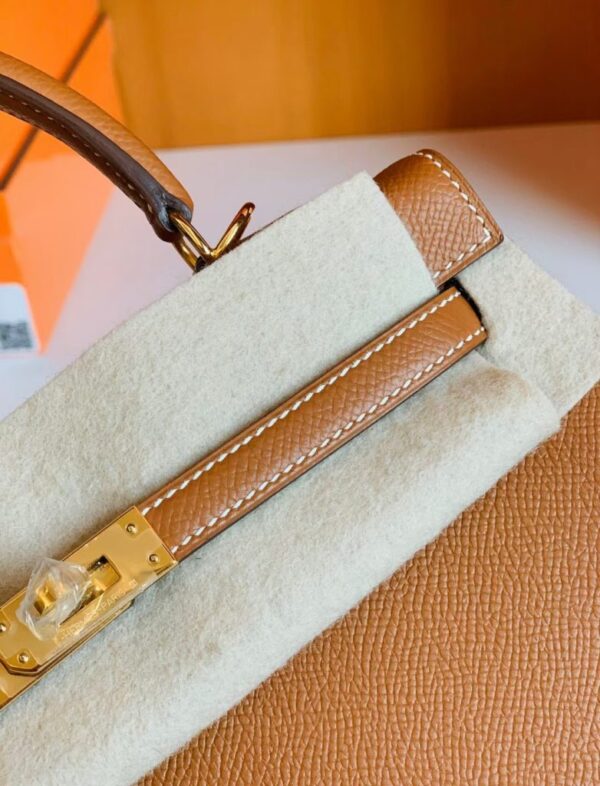 mmexport1673323014873-782x1024-1 Hermes Kelly Epsom CK37 Golden Brown Gold Hardware 25cm Full Handmade