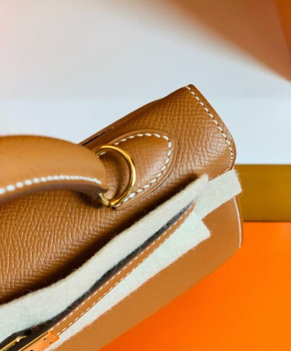 mmexport1673323016261-851x1024-1 Hermes Kelly Epsom CK37 Golden Brown Gold Hardware 25cm Full Handmade