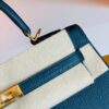 Hermes Kelly Epsom 6O vert bronze Gold Hardware 25cm Full Handmade
