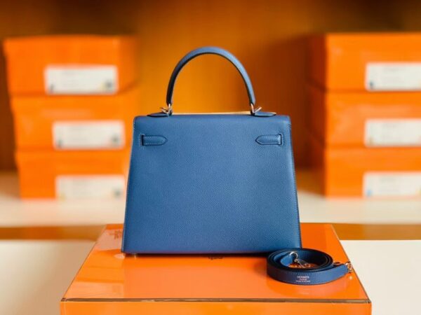 mmexport1673323198968-1024x768-1 Hermes Kelly Epsom R2 Blue Agate Silver Hardware 25cm Full Handmade