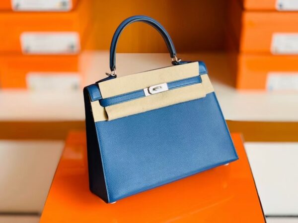 mmexport1673323200439-1024x768-1 Hermes Kelly Epsom R2 Blue Agate Silver Hardware 25cm Full Handmade