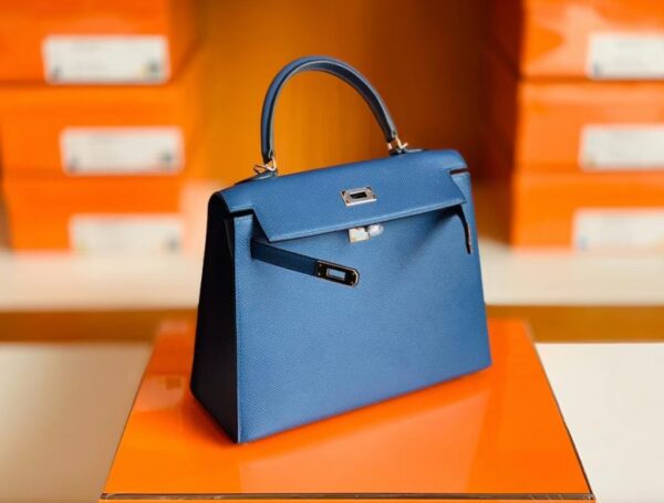 mmexport1673323204842-1024x777-1 Hermes Kelly Epsom R2 Blue Agate Silver Hardware 25cm Full Handmade