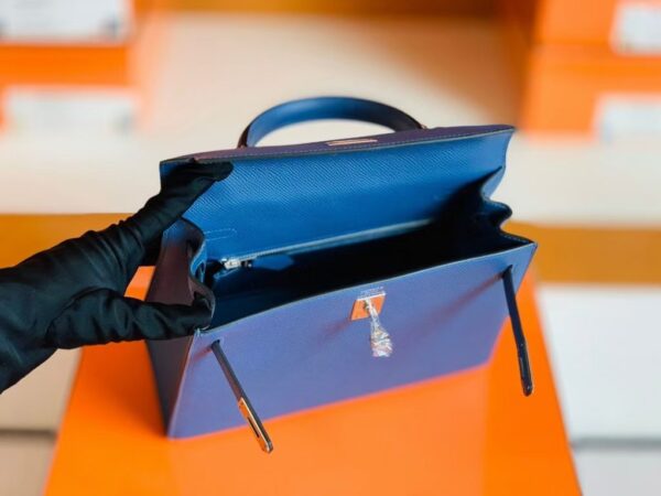 mmexport1673323207846-1024x768-1 Hermes Kelly Epsom R2 Blue Agate Silver Hardware 25cm Full Handmade