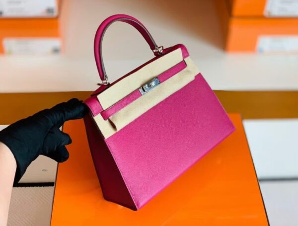 mmexport1673323224873-1024x777-1 Hermes Kelly Epsom L3 Rose Pink Gold Hardware 25cm Full Handmade