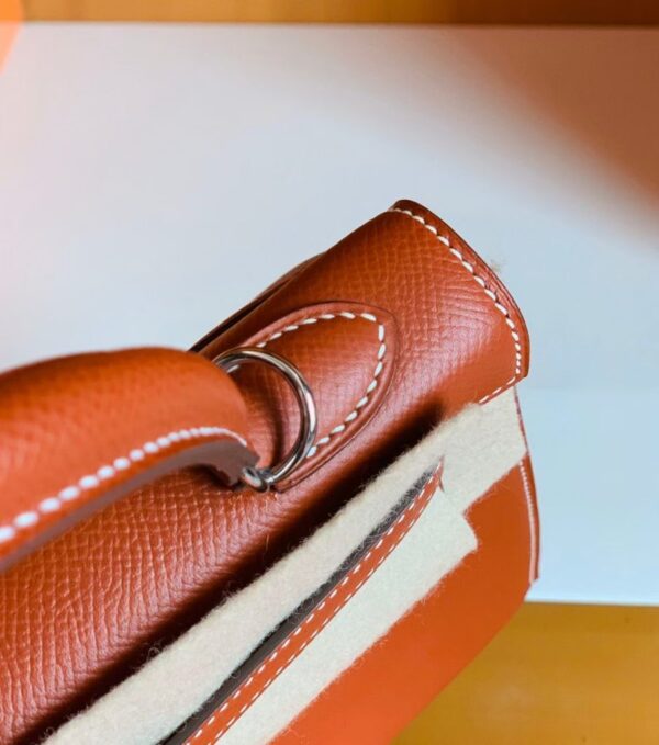 mmexport1673323254704-905x1024-1 Hermes Kelly New Epsom 4E maple leaf brown Silver Hardware 25cm Full Handmade