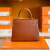 mmexport1673323273402-1024x791-1 Hermes Kelly Barenia Reddish brown Gold Hardware 25cm Full Handmade