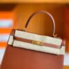 mmexport1673323276233-1024x768-1 Hermes Kelly Barenia Reddish brown Gold Hardware 25cm Full Handmade