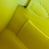 Hermes Mini Kelly Epsom 9R Lemon Yellow Silver Hardware 19cm Full Handmade