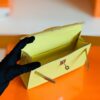 mmexport1673323337220-1024x766-1 Hermes Kelly Pochette Epsom 9R Lemon Yellow Silver Hardware 22cm Full Handmade