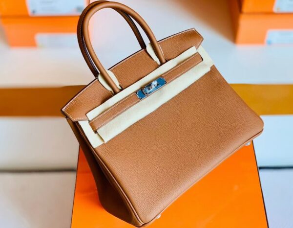 mmexport1673338388214-1024x796-1 Hermes Birkin Togo CK37 Golden Brown Silver Hardware 30cm Full Handmade
