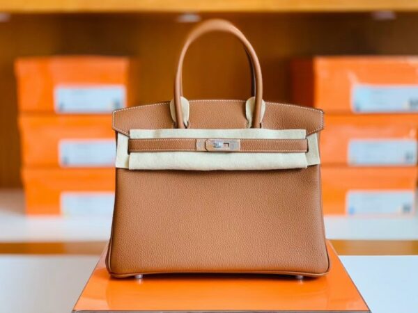 mmexport1673338389723-1024x768-1 Hermes Birkin Togo CK37 Golden Brown Silver Hardware 30cm Full Handmade