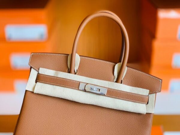 mmexport1673338396013-1024x768-1 Hermes Birkin Togo CK37 Golden Brown Silver Hardware 30cm Full Handmade