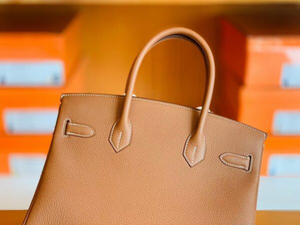 mmexport1673338397457-1024x768-1 Hermes Birkin Togo CK37 Golden Brown Silver Hardware 30cm Full Handmade