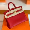 Hermes Birkin Togo Q5 rouge casaque Gold Hardware 25cm Full Handmade