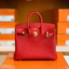 Hermes Birkin Togo Q5 rouge casaque Gold Hardware 25cm Full Handmade