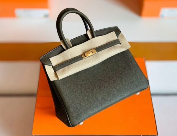 mmexport1673338519640-1024x787-1 Hermes Birkin Togo CK46 charcoal grey Gold Hardware 25cm Full Handmade