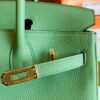 Hermes Birkin Togo Avocado green Gold Hardware 25cm Full Handmade