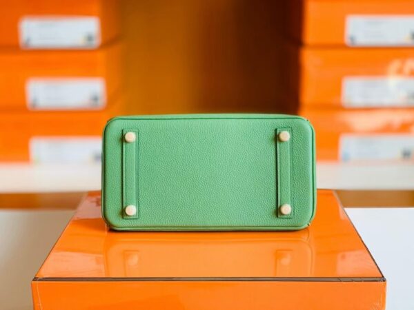 Hermes Birkin Togo Avocado green Gold Hardware 25cm Full Handmade