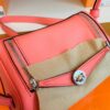 mmexport1673338757962-1024x793-1 Hermes mini Lindy TC Leather 8w lipstick pink Silver Hardware 19cm Full Handmade