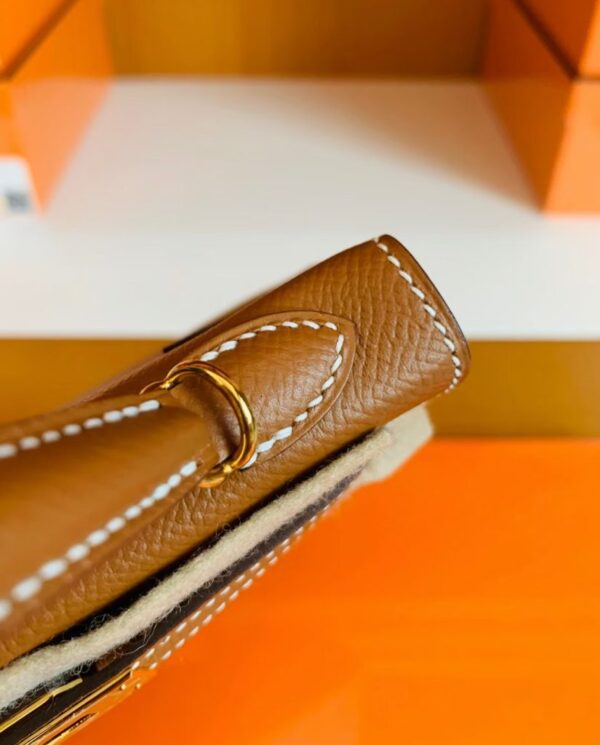 mmexport1673338817053-825x1024-1 Hermes Mini Kelly Epsom Golden Brown Gold Hardware 19cm Full Handmade
