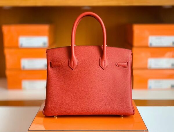 mmexport1673343592791-1024x777-1 Hermes Birkin Togo D5 Coral red Gold Hardware 30cm Full Handmade