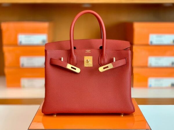 mmexport1673343594166-1024x768-1 Hermes Birkin Togo D5 Coral red Gold Hardware 30cm Full Handmade