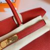 Hermes Birkin Togo D5 Coral red Gold Hardware 30cm Full Handmade