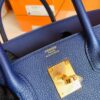 Hermes Birkin Togo M3 ink Blue Gold Hardware 30cm Full Handmade