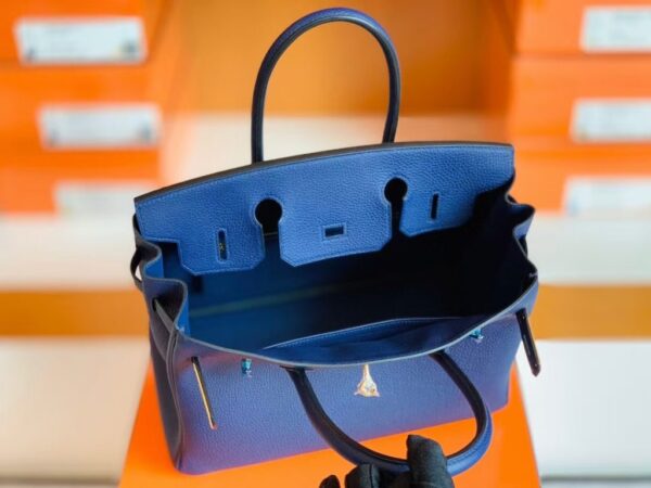 mmexport1673344720523-1024x768-1 Hermes Birkin Togo M3 ink Blue Gold Hardware 30cm Full Handmade