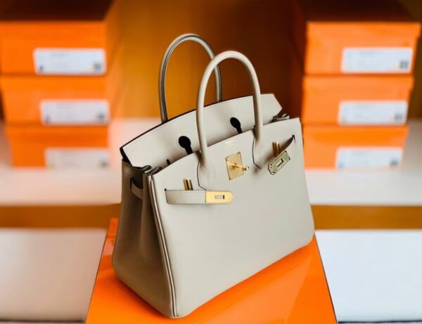 mmexport1673344786490-1024x787-1 Hermes Birkin Togo ck81 Gris T Gold Hardware 30cm Full Handmade