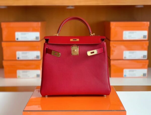 mmexport1673774797391-1024x779-1 Hermes Kelly Evercolor K1 rouge grenat Gold Hardware 28cm Full Handmade