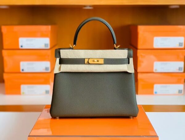 mmexport1673774841244-1024x779-1 Hermes Kelly Togo CK46 carbon grey Gold Hardware 28cm Full Handmade