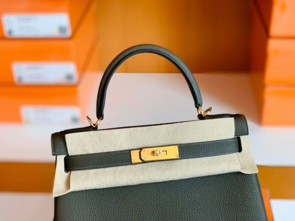 mmexport1673774845450-1024x768-1 Hermes Kelly Togo CK46 carbon grey Gold Hardware 28cm Full Handmade