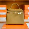 Hermes Kelly Togo U8 Light Golden color Gold Hardware 28cm Full Handmade