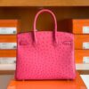 mmexport1673775043534-1024x789-1 Hermes Birkin Ostrich 5J Rose Pink Gold Hardware 30cm Full Handmade