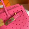 mmexport1673775050567-823x1024-1 Hermes Birkin Ostrich 5J Rose Pink Gold Hardware 30cm Full Handmade