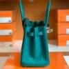 Hermes Birkin Ostrich u4 Velvet green Gold Hardware 30cm Full Handmade