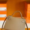 Hermes mini kelly Epsom 18 Etoupe Gold Hardware 19cm Full Handmade